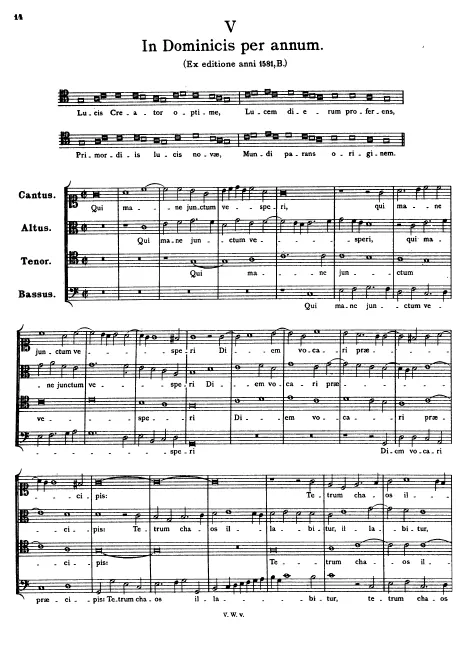 First page of Lucis Creator optime
