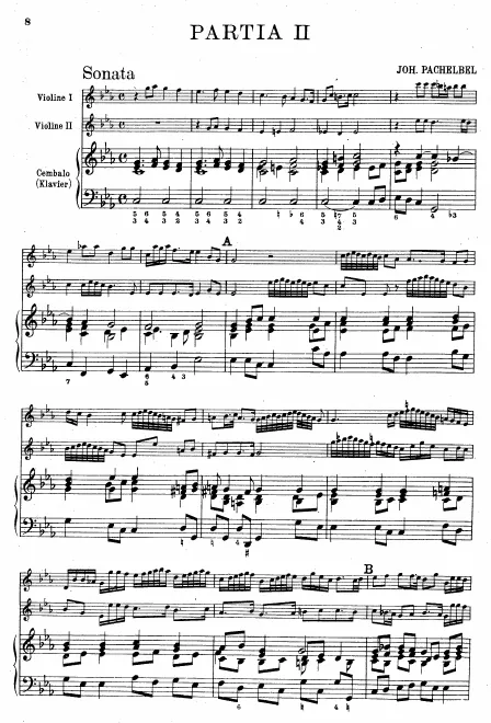 First page of Suite in C minor
