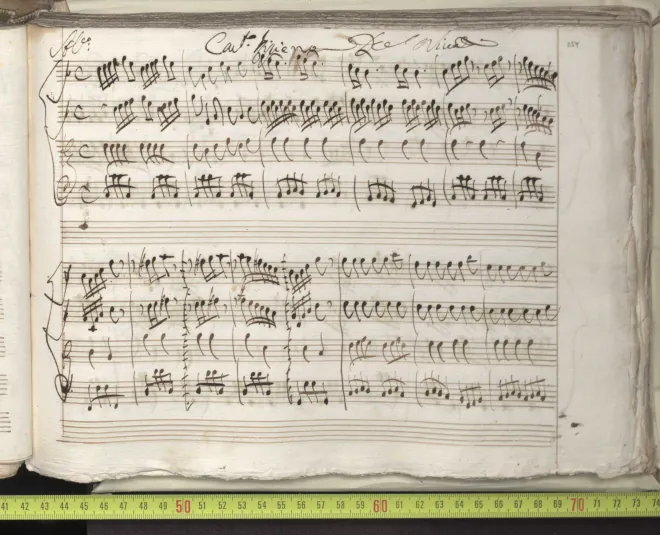 First page of Concerto for Strings in C major