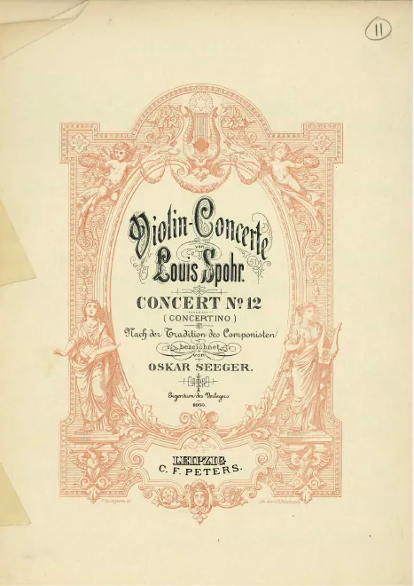 First page of Violin Concerto No.12