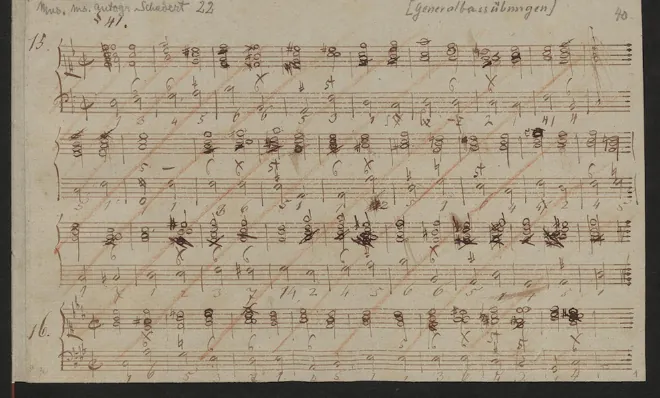 First page of General Bass Exercises