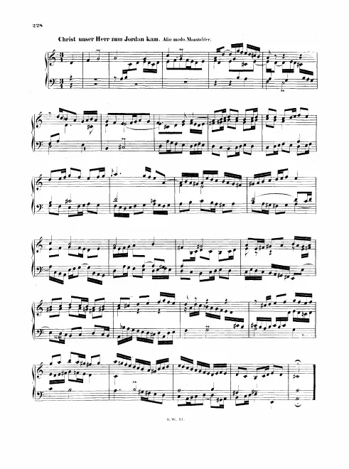 17. Christ, unser Herr, zum Jordan kam, BWV 685