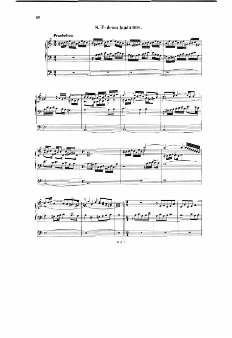 First page of Te Deum laudamus