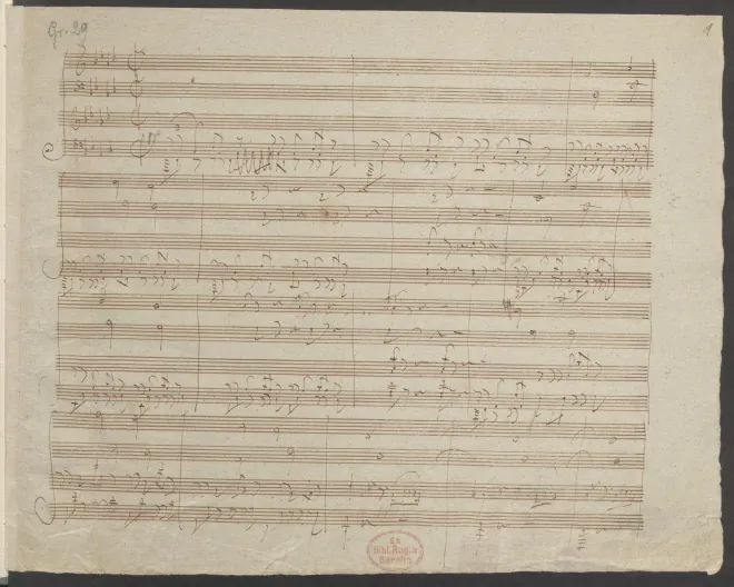 First page of Piano Trio in F Minor
