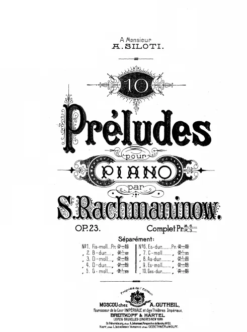 First page of 10 Preludes