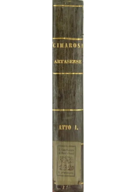 First page of Artaserse