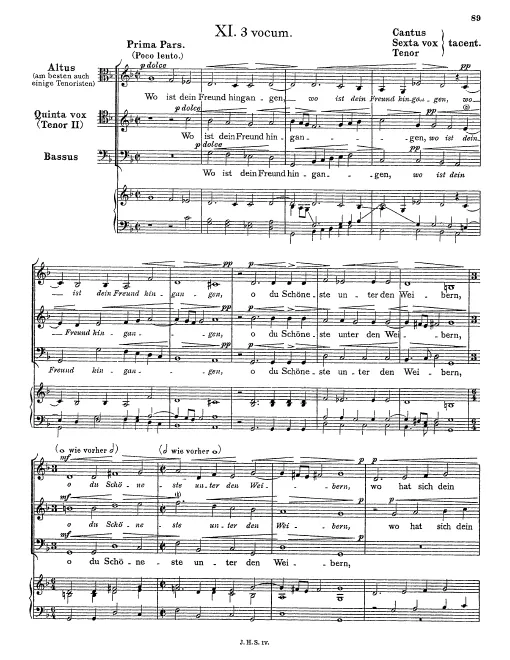 First page of Wo ist dein Freund hingangen