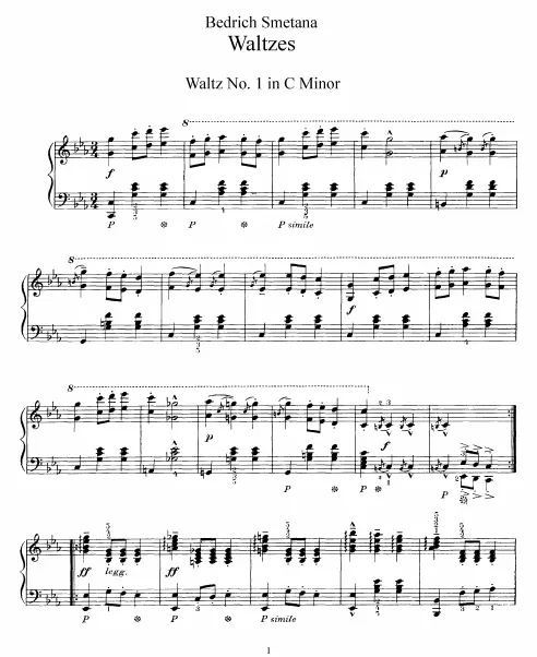 First page of 5 Waltzes