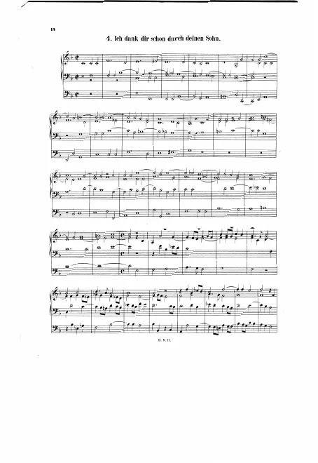 First page of Ich dank dir schon durch deinen Sohn