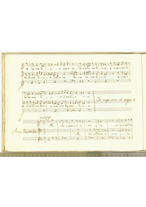 First page of Ahi che in sentirlo io moro