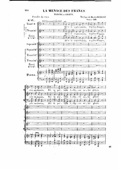 First page of La menace des Francs