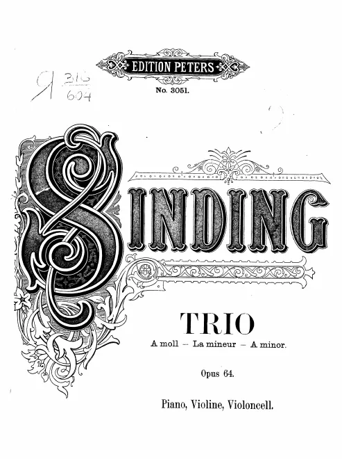 First page of Piano Trio No.2