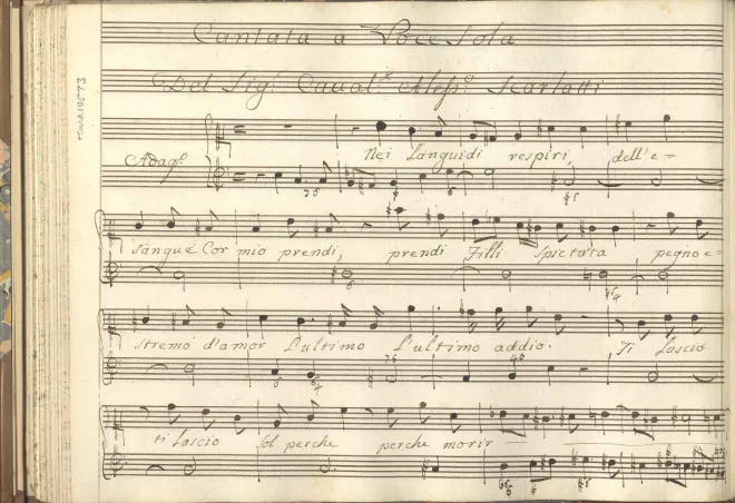 First page of Nei languidi respiri