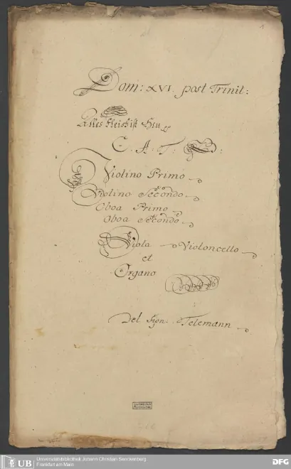 First page of Alles Fleisch ist Heu und alle seine Güte