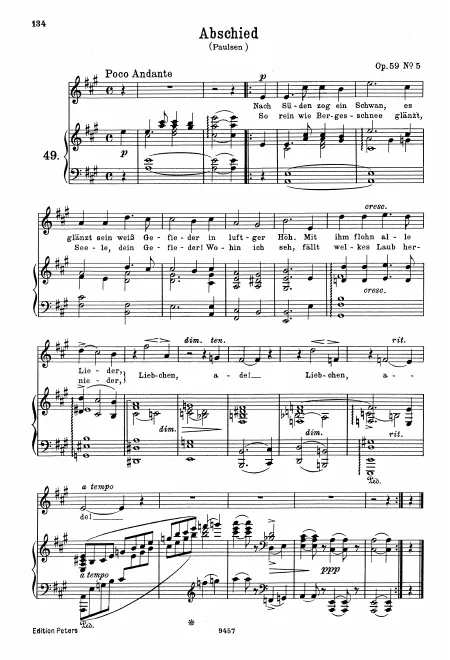 Complete Score (original key)