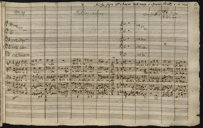 First page of Missa sopra 'Missa Erbarm dich mein o Herre Gott'