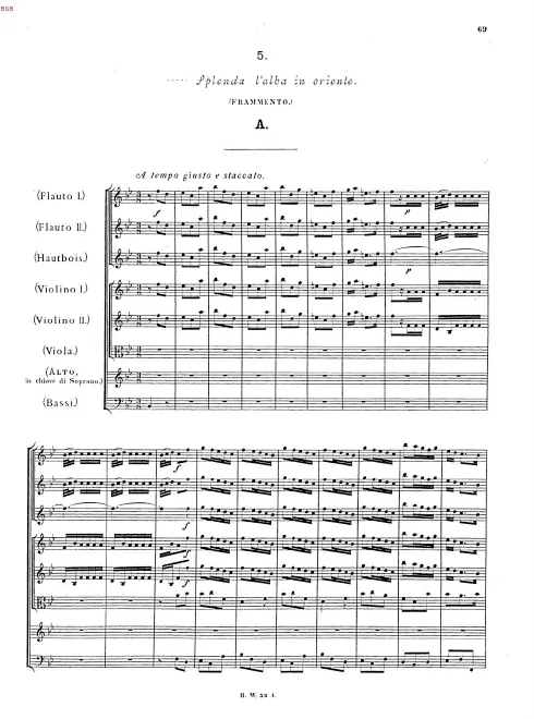 First page of Splenda l'alba in oriente