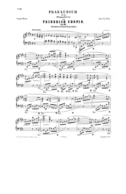 First page of Prelude in C-sharp minor