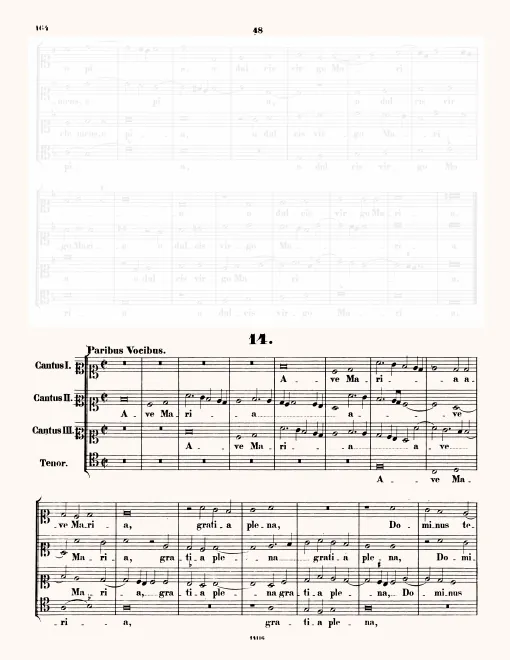 First page of Ave Maria