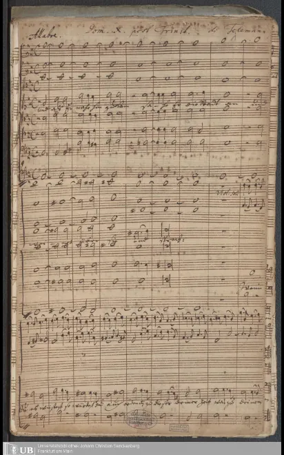 First page of Und als er nahe hinzu kam