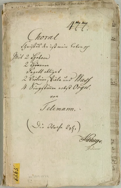 First page of Christus der ist mein Leben