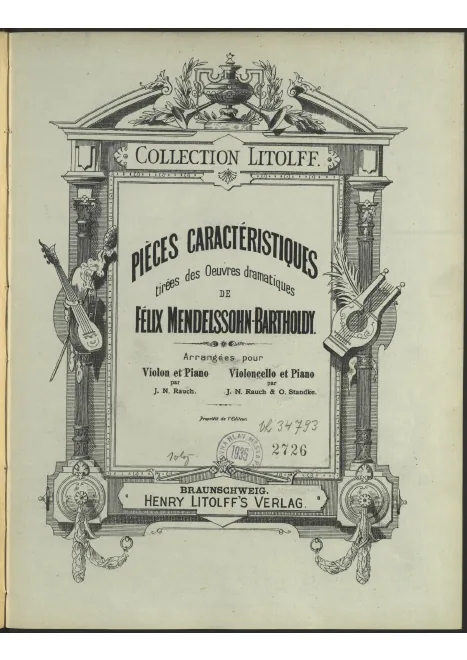 First page of Pièces caractéristiques