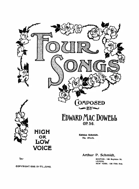 First page of 4 Songs