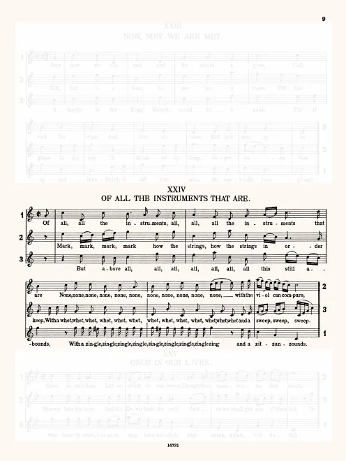First page of Of All the Instruments that Are