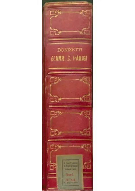 First page of Gianni di Parigi