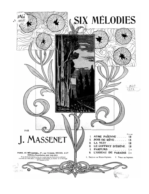 First page of Le coffret d'ébène