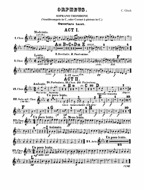 Soprano Trombone (or Cornet)