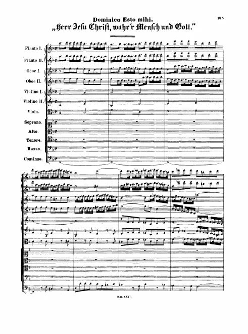 First page of Herr Jesu Christ, wahr' Mensch und Gott
