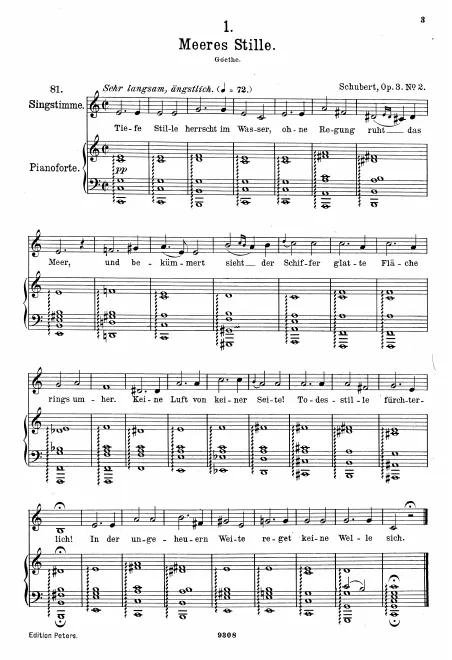 Complete Score (Original / High voice, )