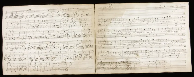 First page of Questa vermiglia rosa