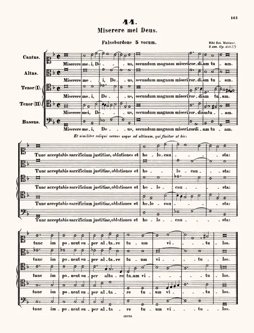 First page of Miserere mei