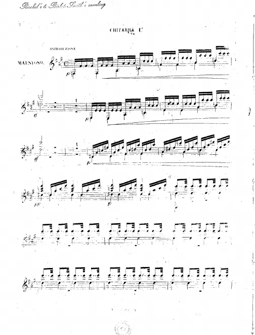 First page of Variazioni concertanti for 2 Guitars