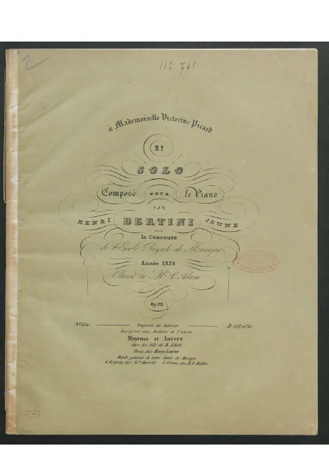 First page of Solo de concours No.2