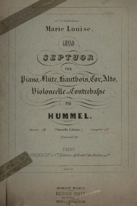 Damaged Title Page