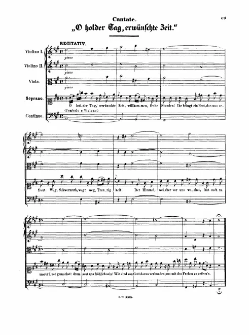 First page of O holder Tag, erwünschte Zeit