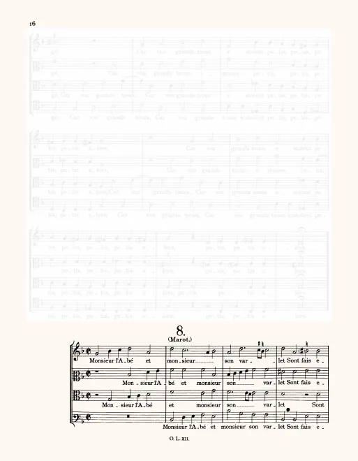 First page of Monsieur l'Abbé