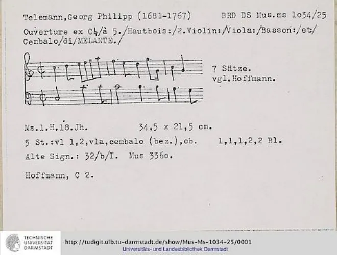 First page of Ouverture-Suite