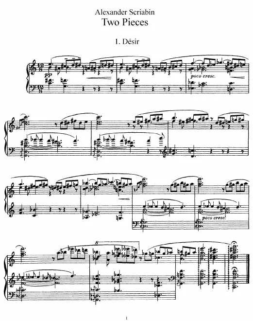 First page of 2 Morceaux