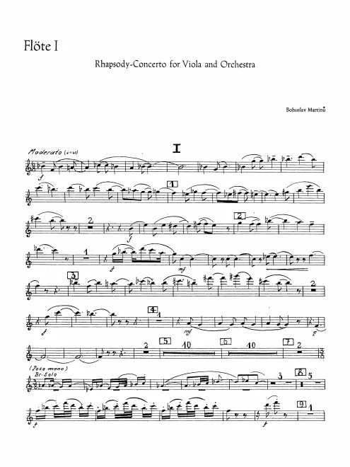 First page of Rhapsody-Concerto