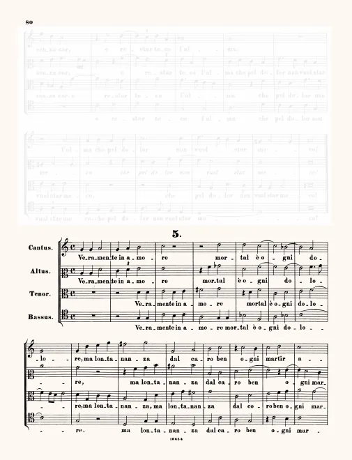 First page of Veramente in Amore