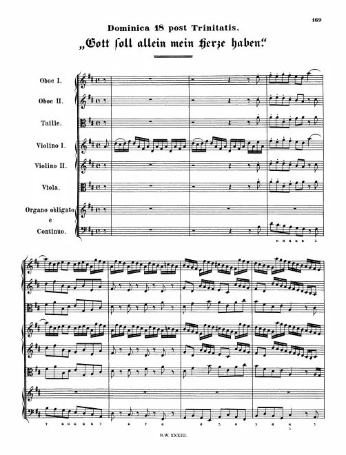 First page of Gott soll allein mein Herze haben