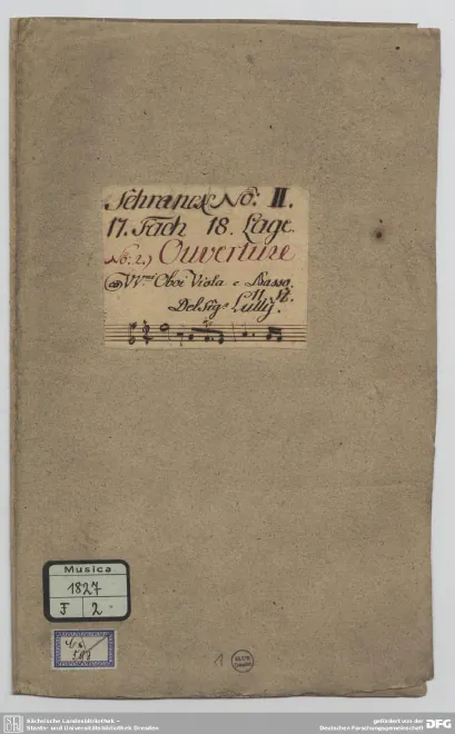 First page of Cadmus et Hermione