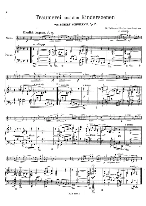 First page of Kinderszenen