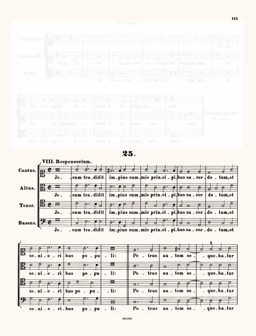 First page of Jesum tradidit impius