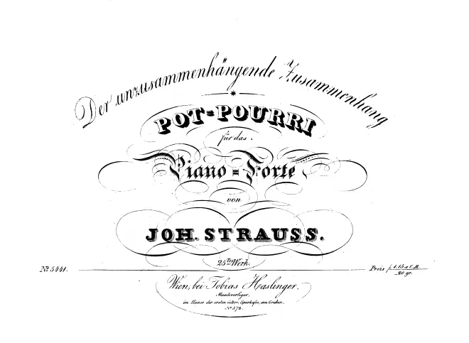 First page of Der unzusammenhängende Zusammenhang