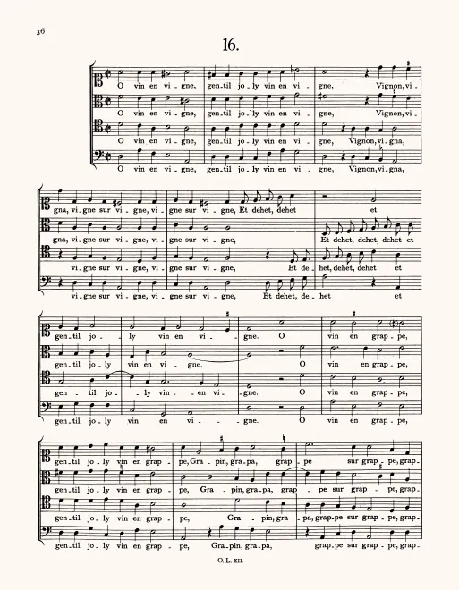 First page of O vin en vigne